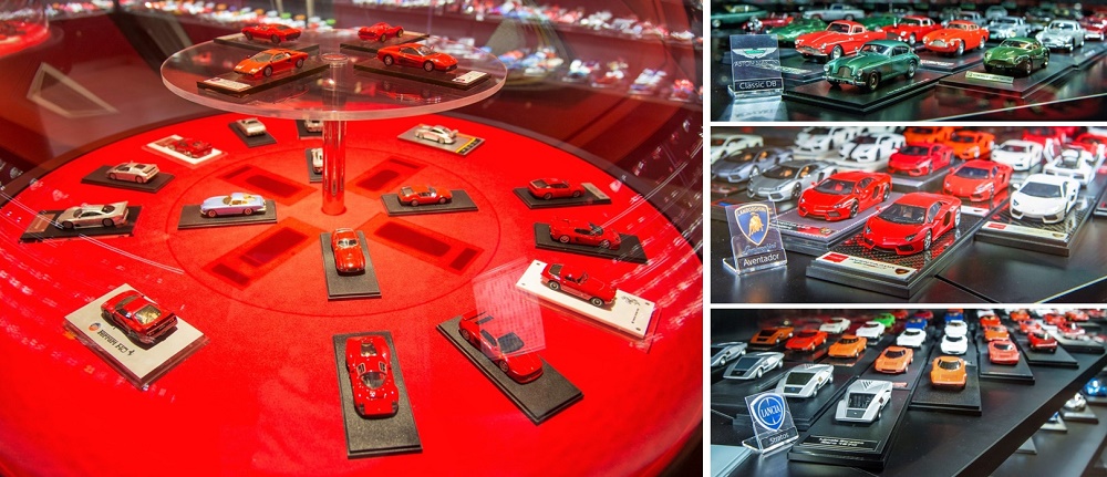 World Model Car Museum Display